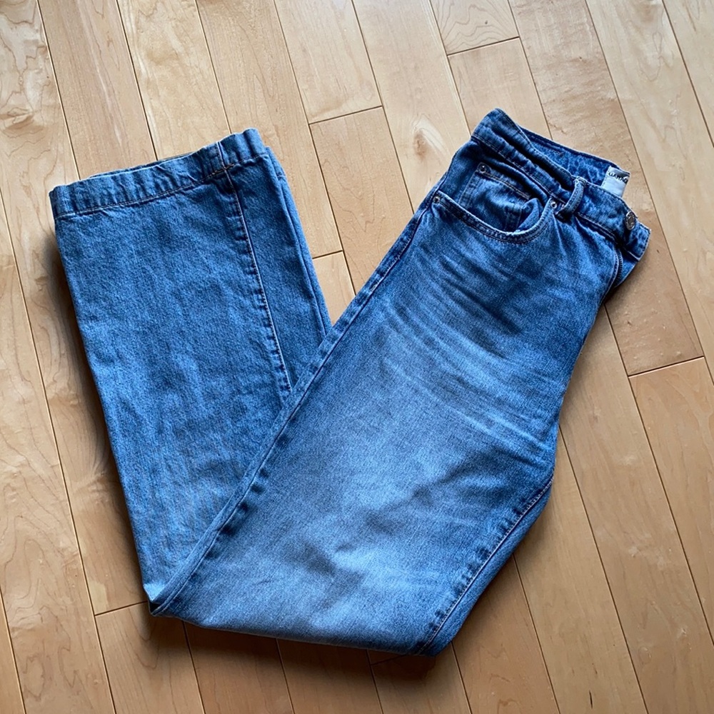 Garage wide leg jeans